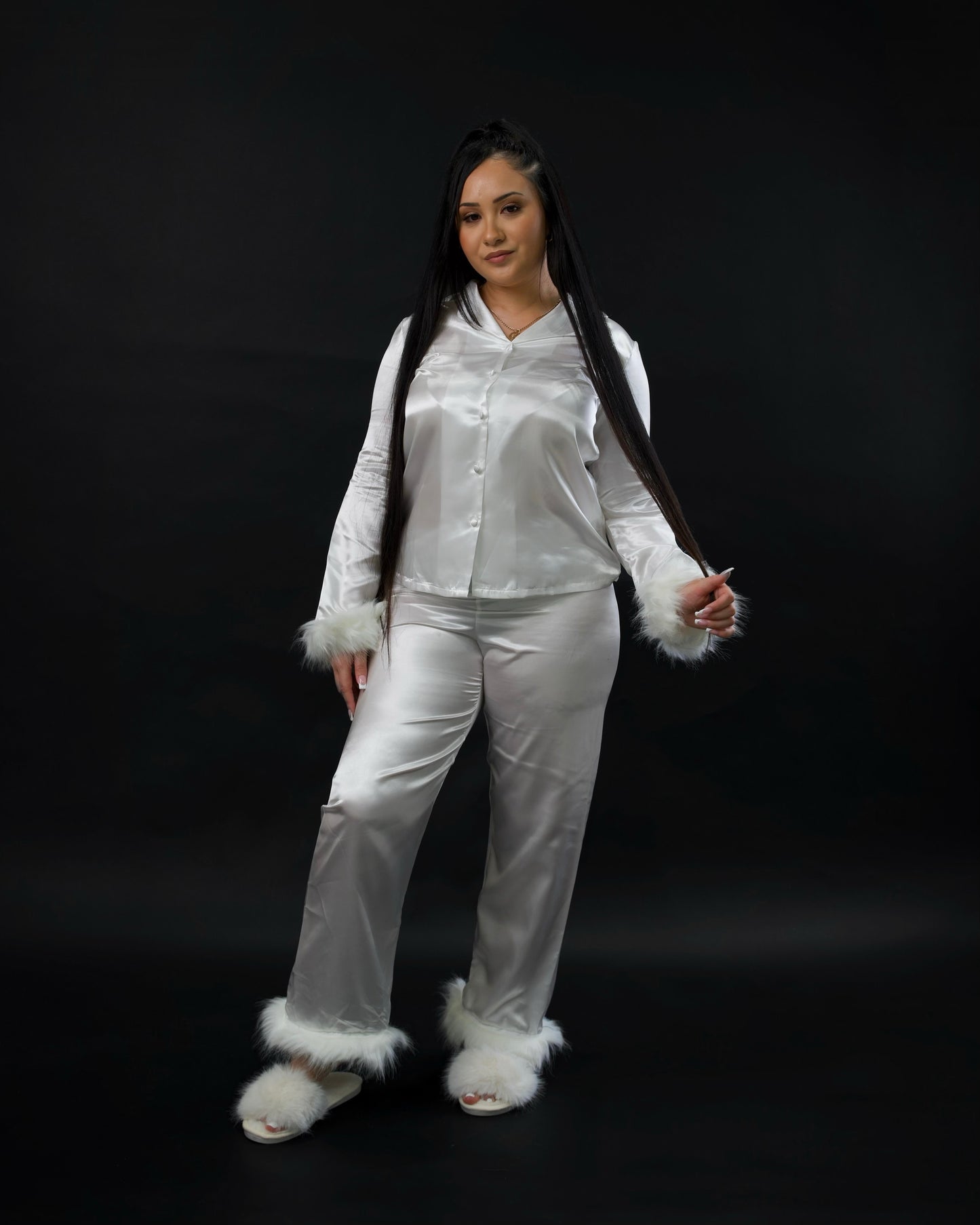 Long Sophia Satin Set