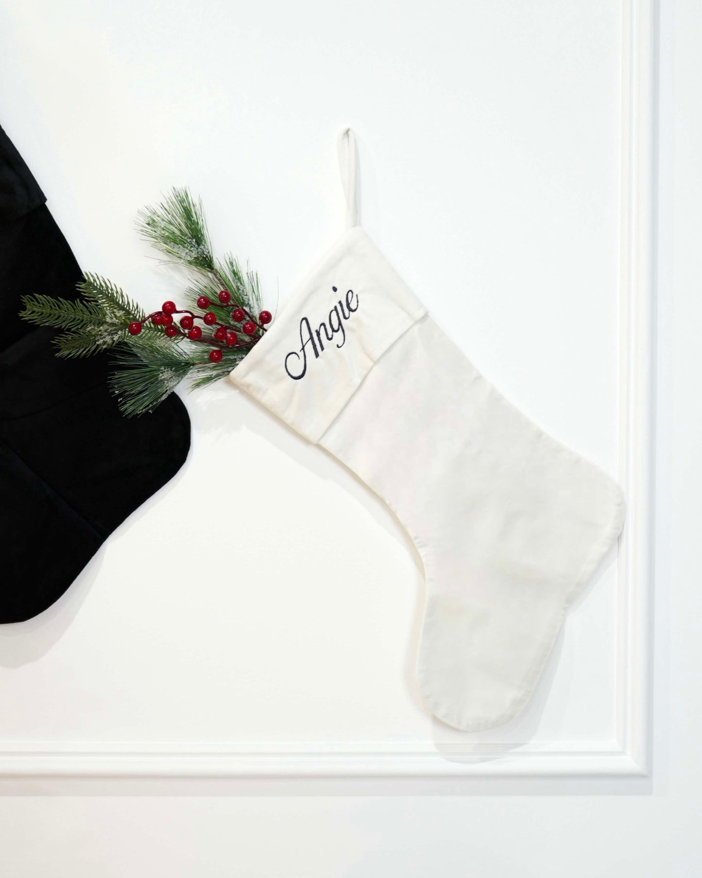 Velvet Christmas Stocking
