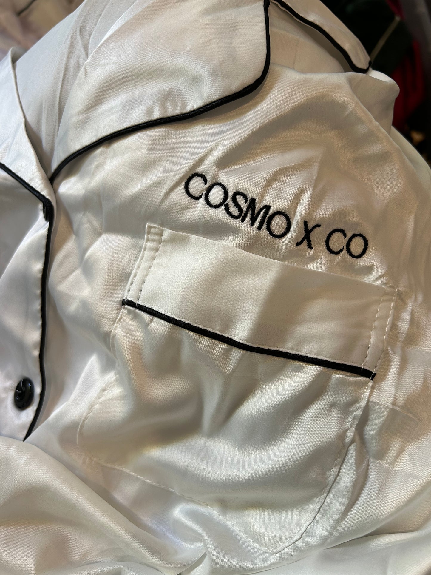 Clearance White Satin Top