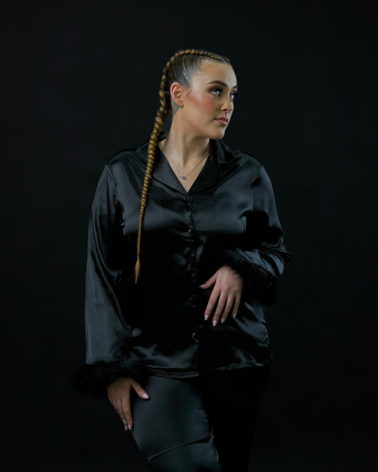Long Sophia Satin Set