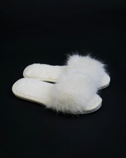 Feathered Slippers