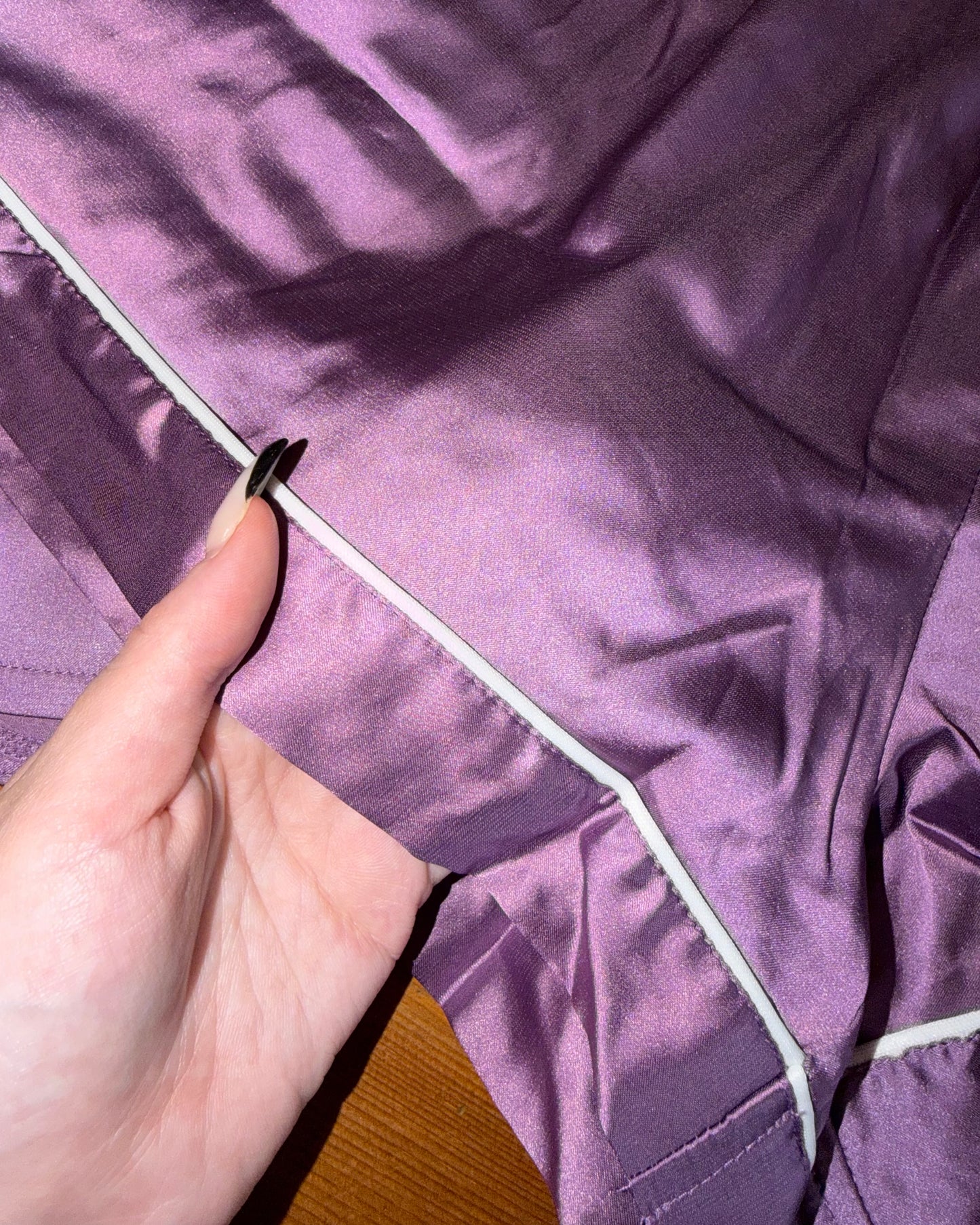 Clearance Lavender Satin Set