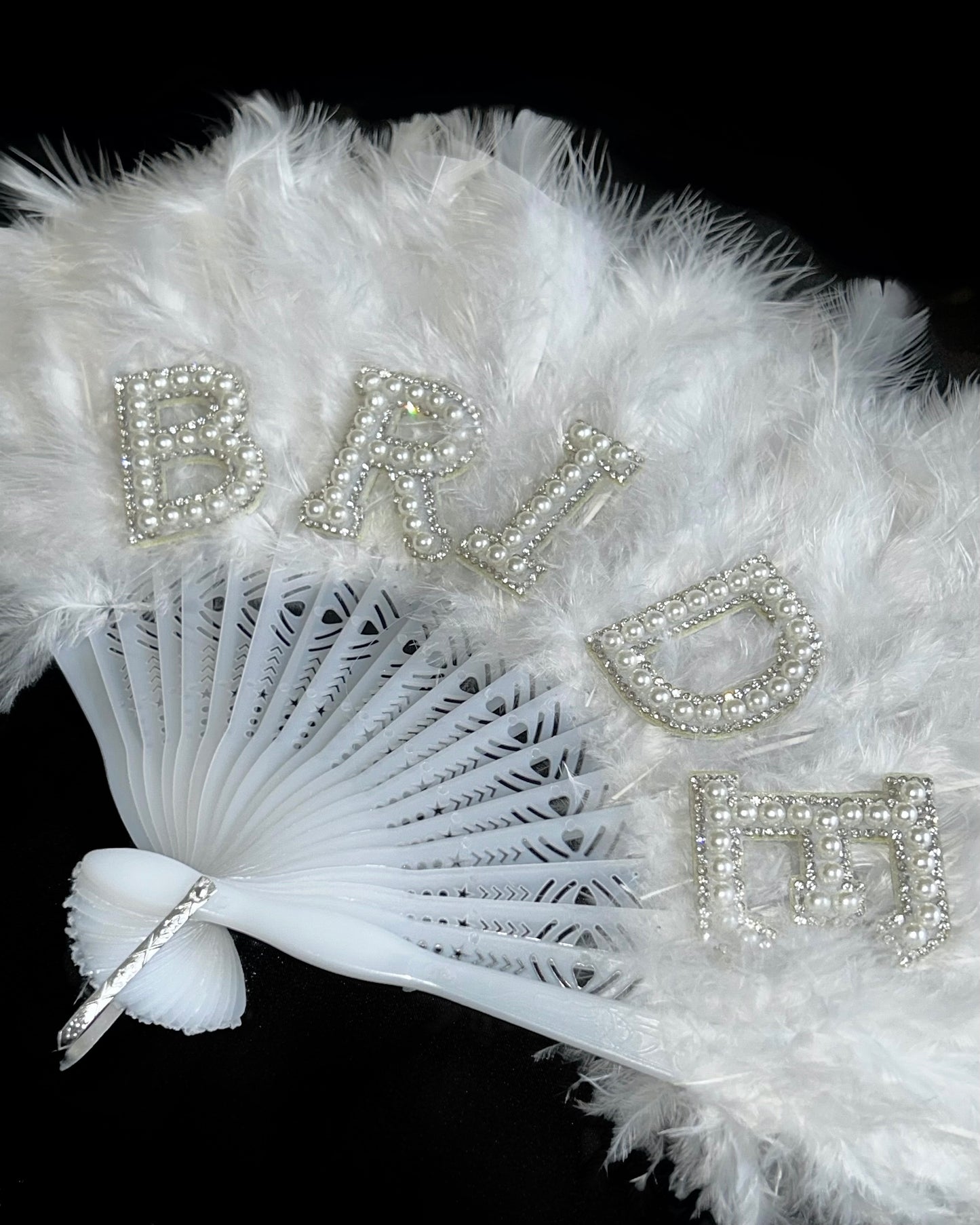 Bride Feathered Fan