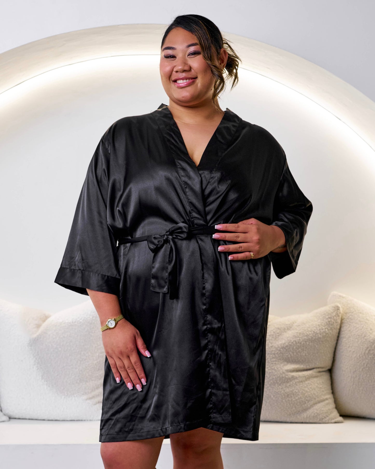 Satin Robe