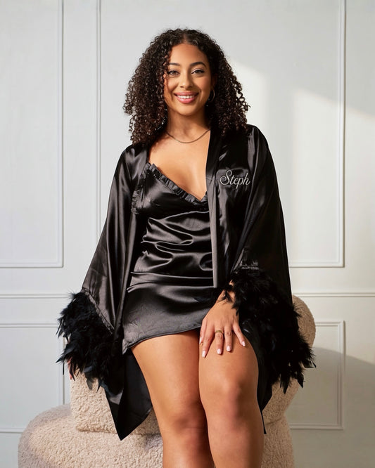Lola Feathered Robe