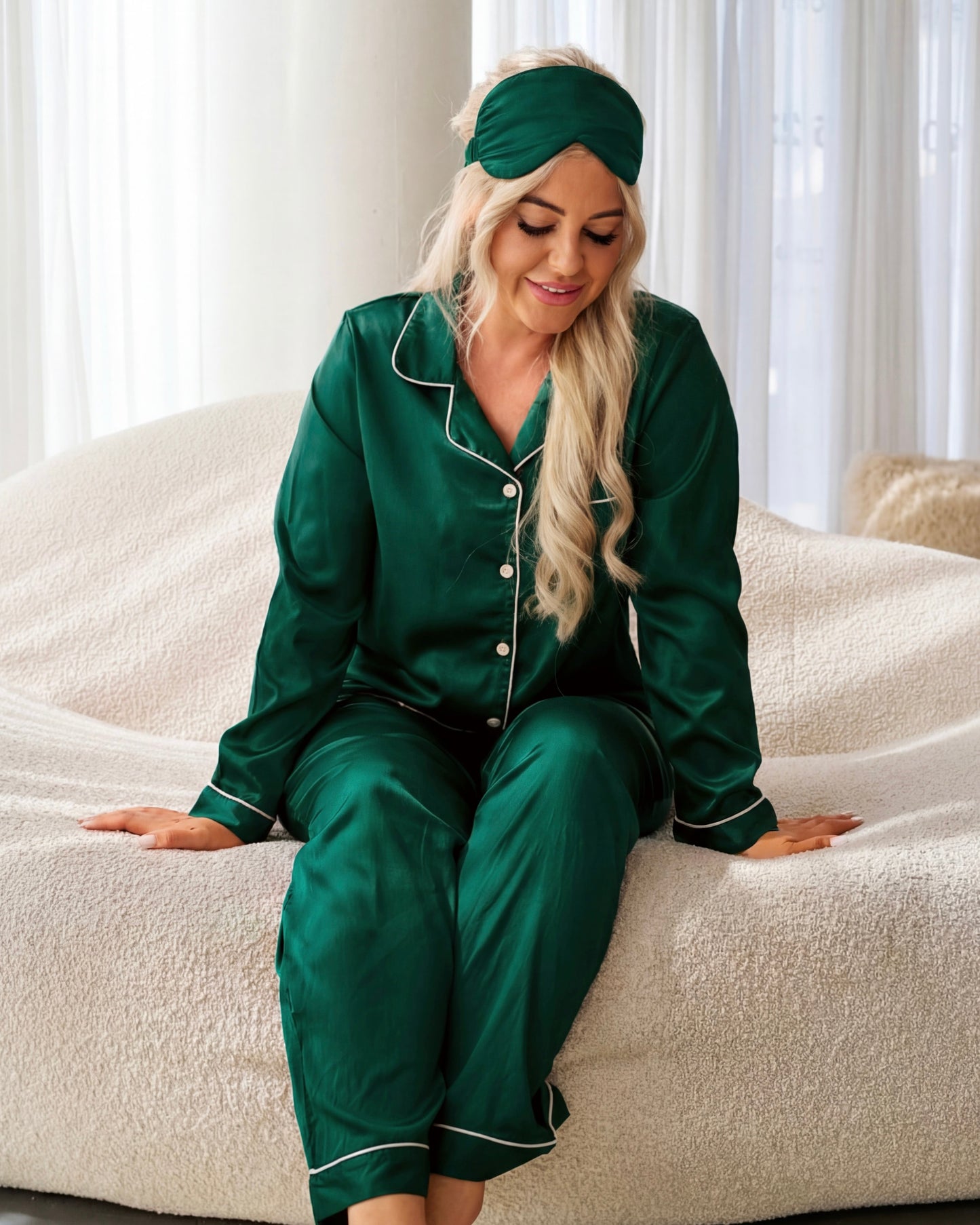 Long Marie Satin Set